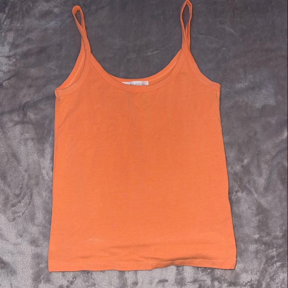 Forever 21 orange tank top